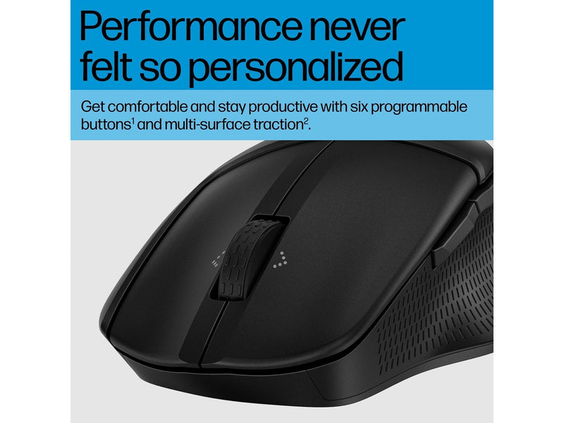 HP 480 Comfort Bluetooth Mouse With Quiet Clicks and 4D Scroll Wheel - Maus (Schwarz)