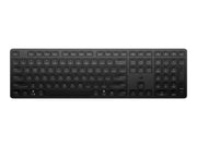 HP 490K - Tastatur - Englisch - Schwarz