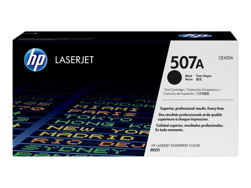 HP 507A / CE400A Black Toner - Tonerpatrone Schwarz