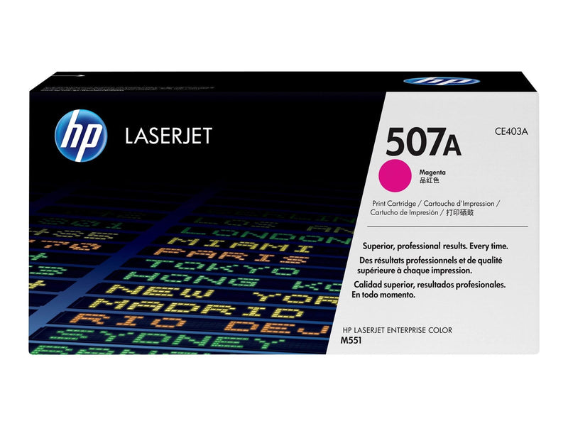 HP 507A / CE403A Magenta Toner - Tonerpatrone Magenta