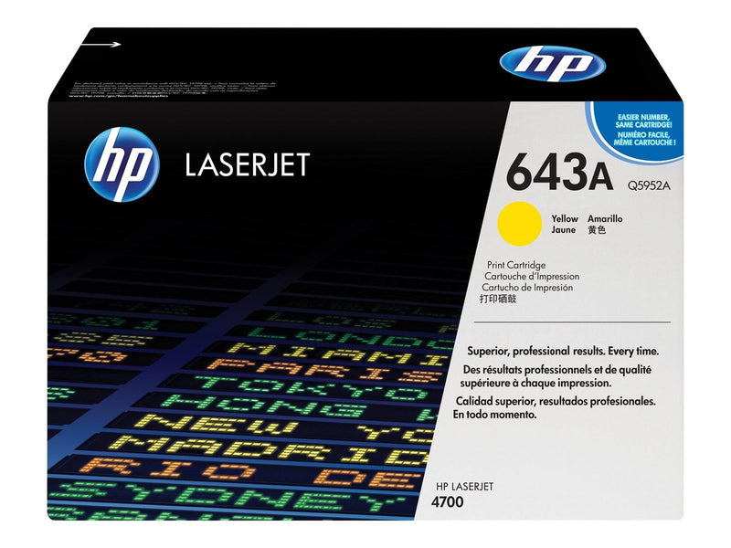 HP 643A / Q5952A - Yellow Laser Toner