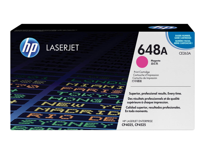 HP 648A / CE263A Magenta Toner