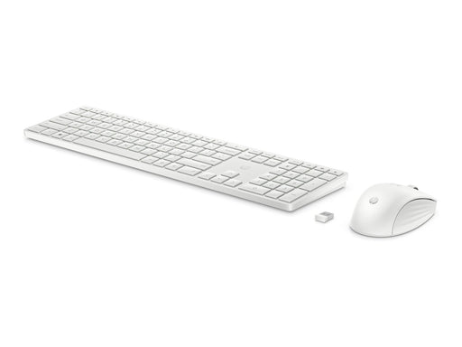 HP 650 - Tastatur & Maus Set - Englisch - Weiss