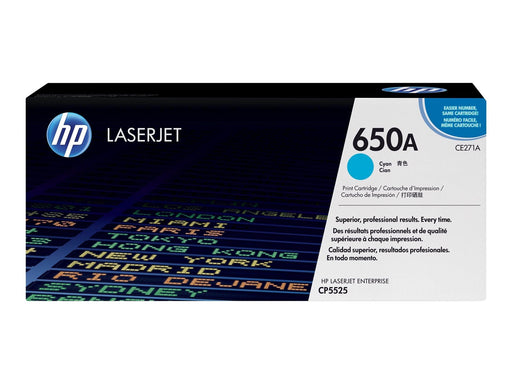 HP 650A / CE271A Cyan Toner - Tonerpatrone Cyan