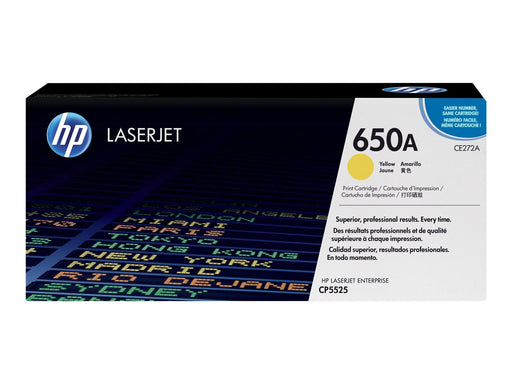 HP 650A / CE272A Yellow Toner - Tonerpatrone Gelb