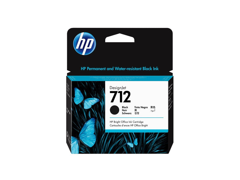 HP 712 / 3ED71A Black Ink 80ml