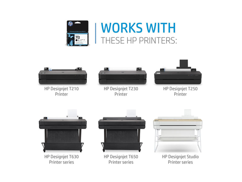 HP 712 / 3ED77A 3-Pack Cyan Ink