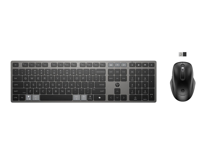 HP 725 - Tastatur & Maus Set - Deutsch - Grau