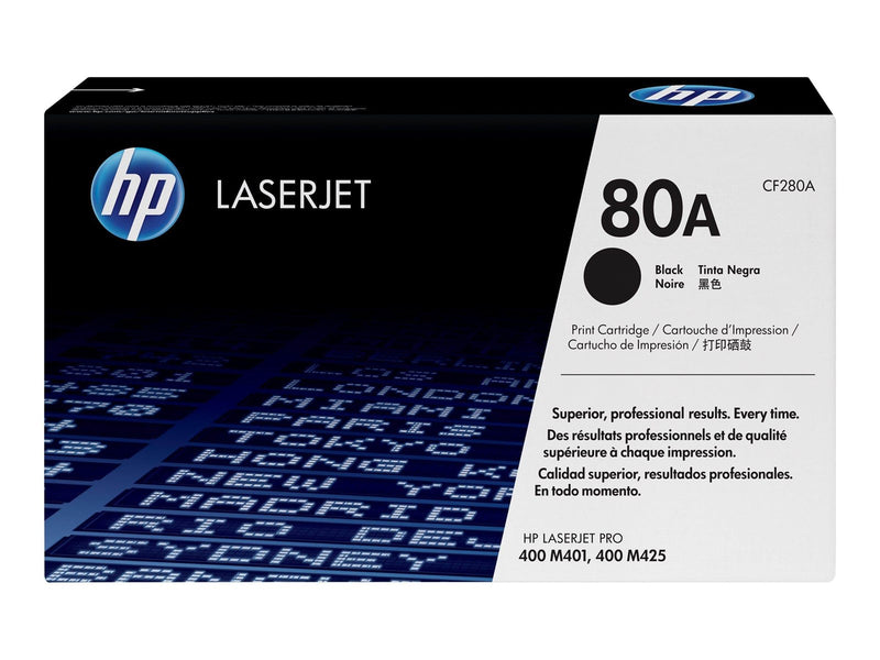 HP 80A / CF280A Black Toner - Tonerpatrone Schwarz