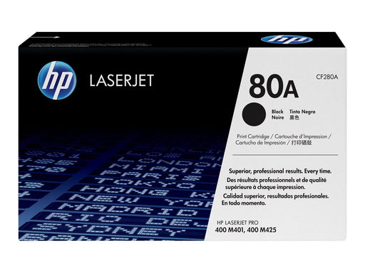 HP 80A / CF280A Black Toner - Tonerpatrone Schwarz