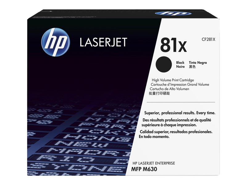 HP 81X / CF281X High Capacity Black Toner