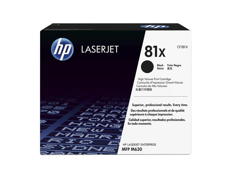 HP 81X / CF281X High Capacity Black Toner