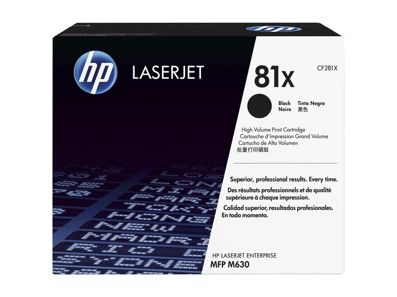 HP 81X / CF281X High Capacity Black Toner