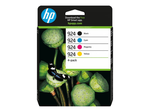 HP 924 / 6C3Z1NE - 4-Pack (Black Yellow Cyan Magenta) Ink