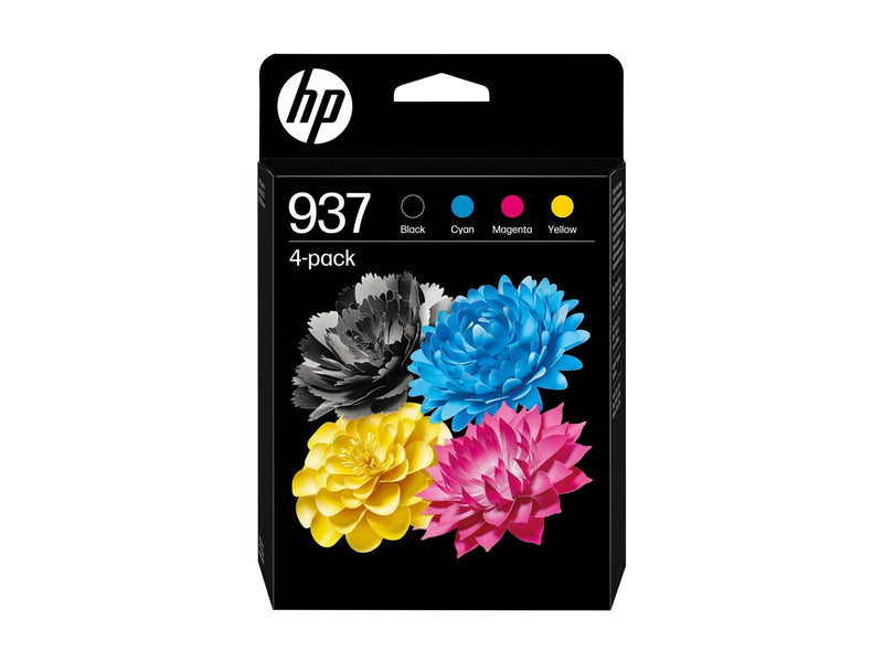 HP 937 / 6C400NE - 4-Pack (Black Yellow Magenta Cyan) Ink