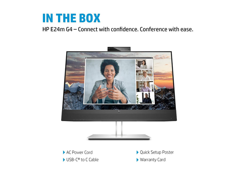HP E24m G4 Conferencing - 1920x1080 (FHD) - 75Hz - IPS - 65W USB-C