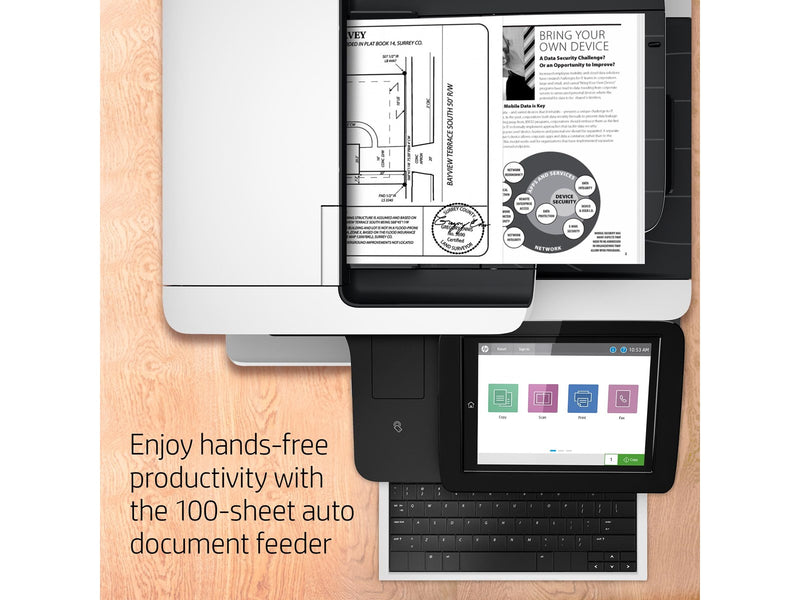 HP LaserJet Enterprise Flow MFP M528z - Einfarbig - Laser