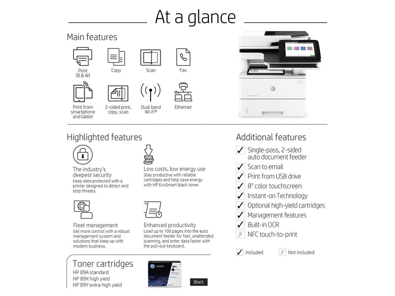 HP LaserJet Enterprise Flow MFP M528z - Einfarbig - Laser