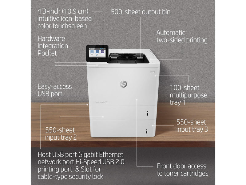 HP LaserJet Enterprise M612dn - Einfarbig - Laser