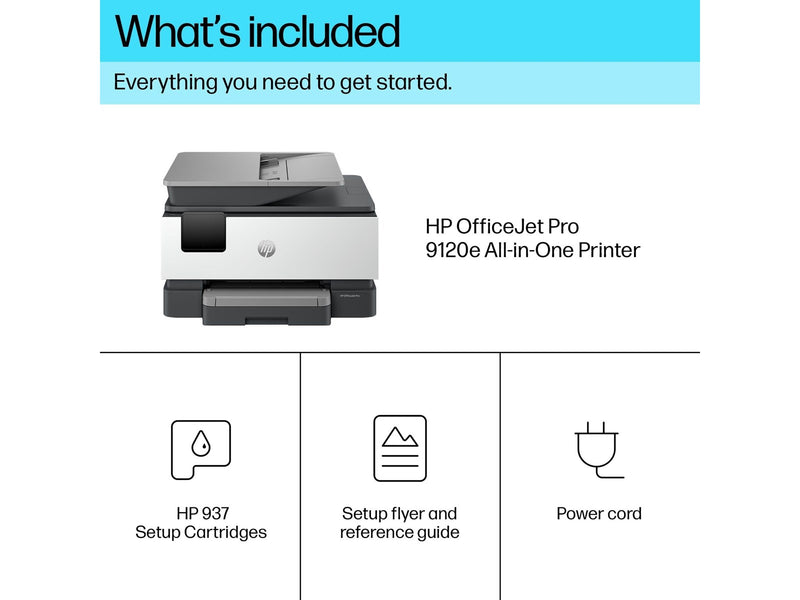HP Officejet Pro 9120e All in One Multifunktion - Farbe - Tinte