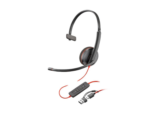 HP Poly Blackwire 3220 Stereo USB-C Headset (Bulk)
