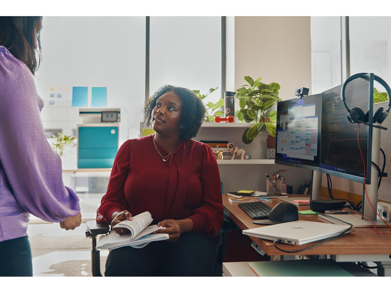HP Poly Blackwire 3325 Stereo Microsoft Teams Certified USB-C Headset +3.5mm Plug +USB-C/A Adapter