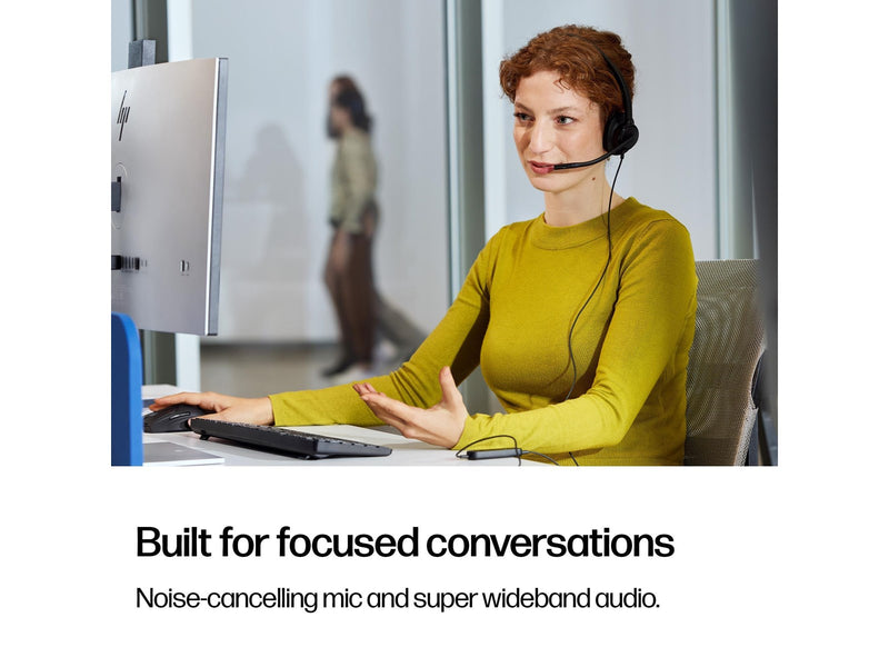 HP Poly Mission 415 Monaural USB Wired Headset