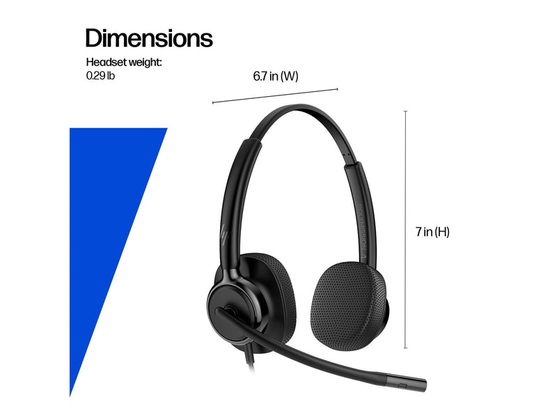 HP Poly Mission 415 Monaural USB Wired Headset