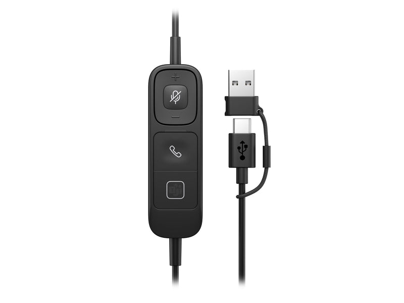 HP Poly Mission 415 Monaural USB Wired Headset (Bulk) (C01B2A6)