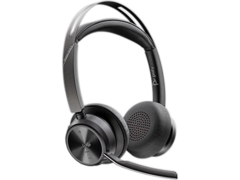 HP Poly Voyager Focus 2-M USB-C-C Headset USB-C/A Adapter Charging Stand