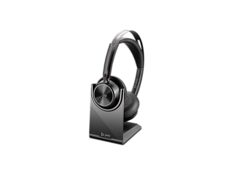 HP Poly Voyager Focus 2-M USB-C-C Headset USB-C/A Adapter Charging Stand