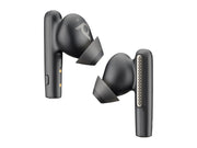 HP Poly Voyager Free 60+ UC Carbon Black Earbuds +BT700 USB-C Adapter +Touchscreen Charge Case (7Y8G4AA)