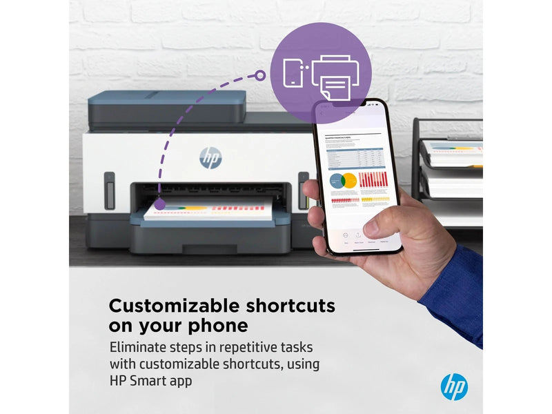 HP Smart Tank 7305 All-in-One Multifunktion - Farbe - Tinte
