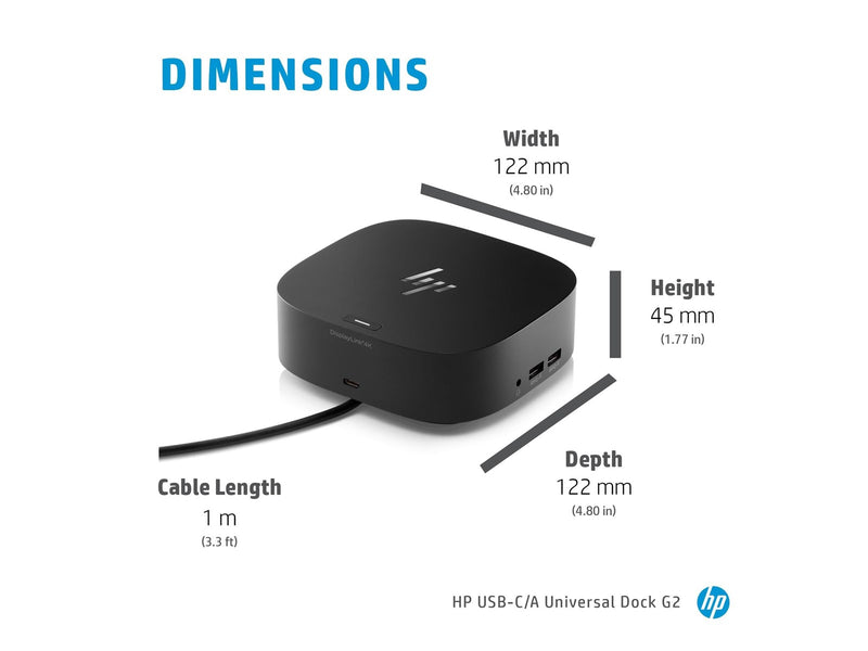 HP USB-C Dock G5 - 1GBE - 100W