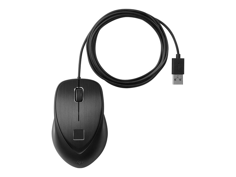 HP USB Fingerprint Mouse / 4TS44AA - Maus (Schwarz)