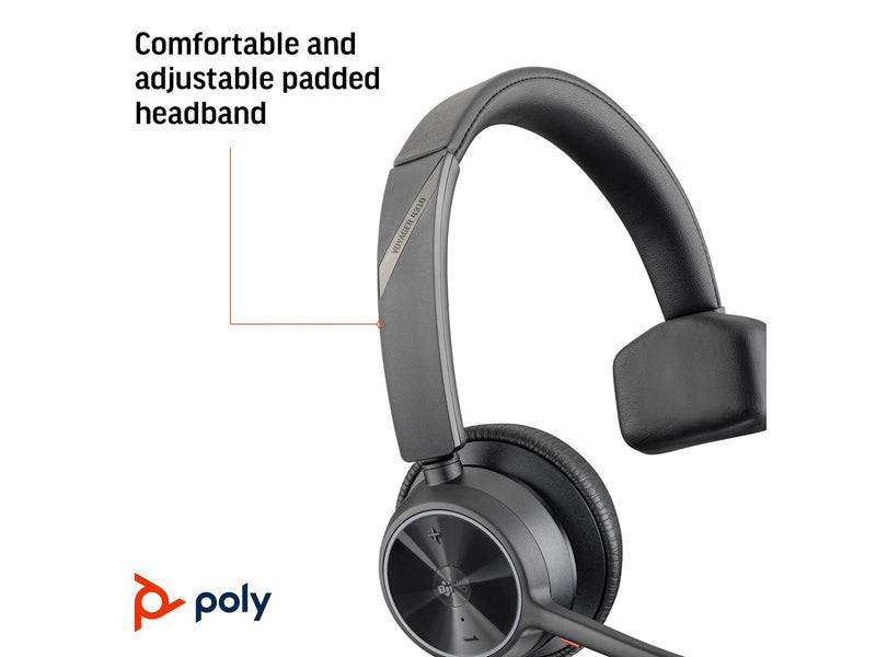 HP Voyager 4310 Microsoft Teams Certified USB-C Headset +BT700 dongle (77Y95AA)