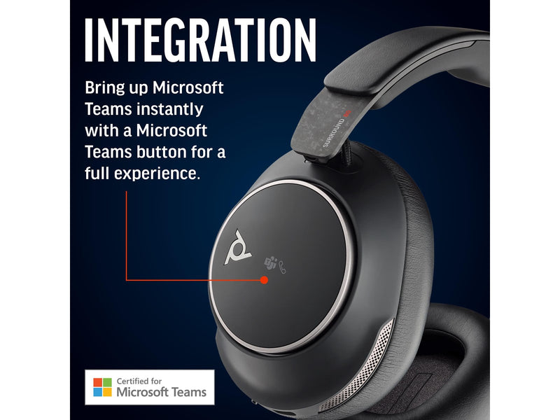 HP Voyager Surround 80 UC USB-C Headset +USB-C/A Adapter (8G7T9AA)