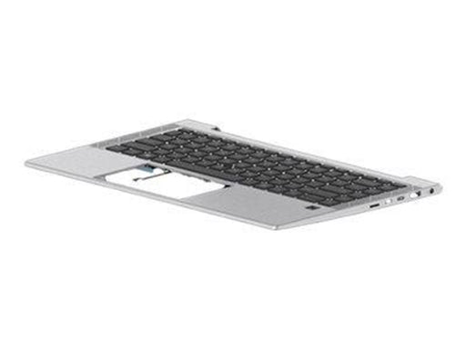 HP Zbook Firefly 14 G7 - Topcover Nordic- BL - Laptop Ersatztastatur - Nordic ISO - Grau