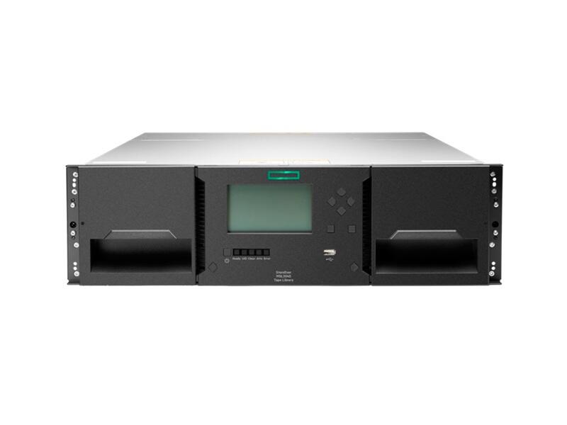 HPE Storage MSL3040 Bandbibliothek 1x MSL LTO‑9 SAS–Laufwerk 20x LTO‑9 Bandkassetten mit 45 TB (P77037-B25) (HPE Smart C