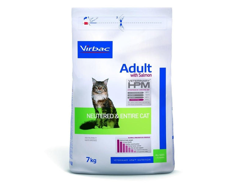 HPM VETERINARY ADULT Salmon NEUTERED & ENTIRE CAT 12 k