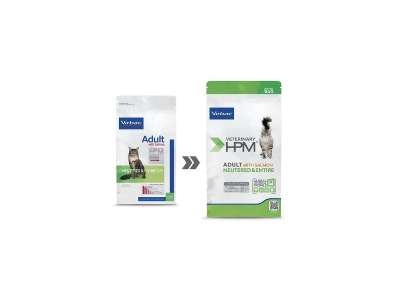 HPM VETERINARY ADULT Salmon NEUTERED & ENTIRE CAT 12 k