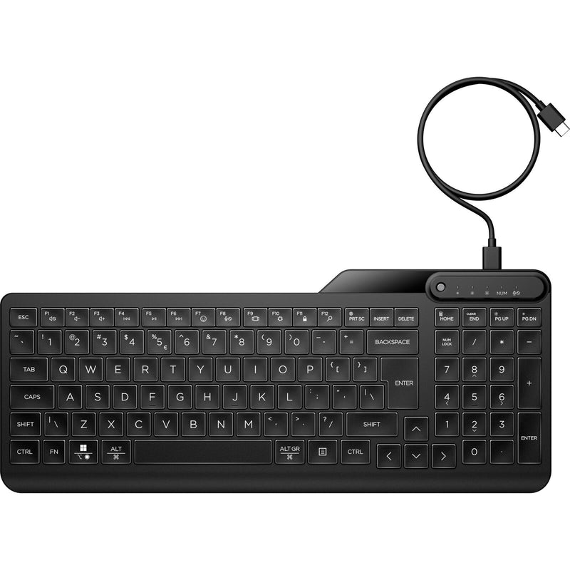 HP 400 Tastatur mit Hintergrundbeleuchtung (kabelgebunden)