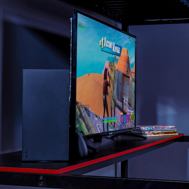 X Rocker HQ High Sleeper Gaming-Bett mit Schreibtisch für Kinder & Jugendliche - schwarz