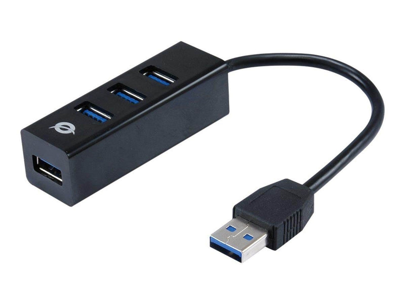 HUBBIES TAIL USB-Hubs - USB 3.2 - 4 - Schwarz
