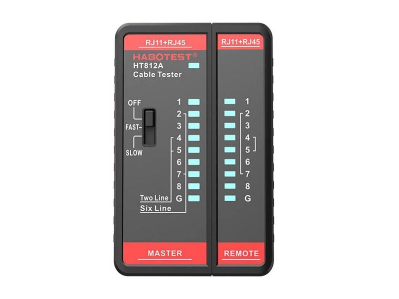 Habotest Network cable tester  HT812A  RJ45/RJ14/RJ12/RJ9