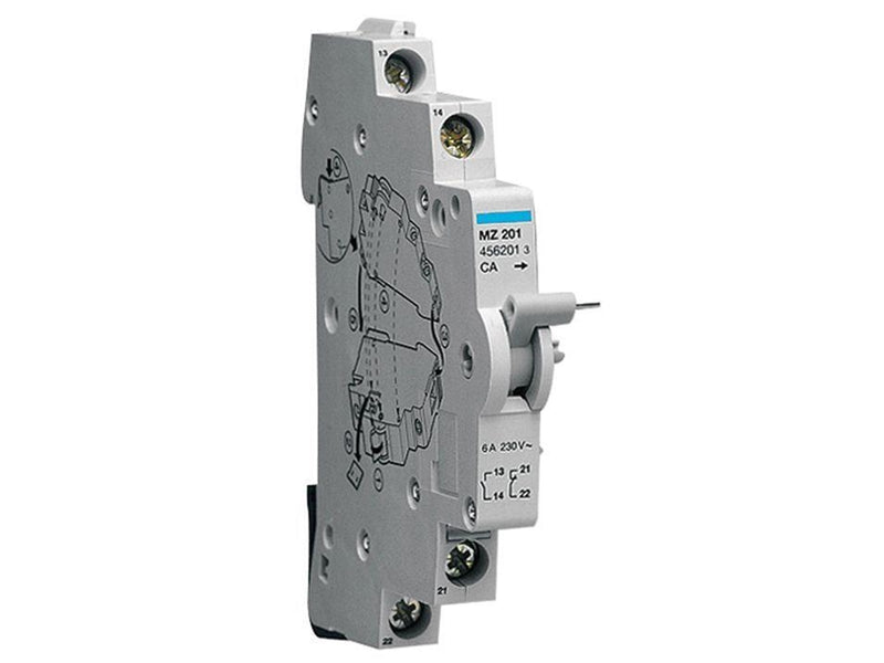 Hager Auxiliary contact 1c+1o 6a 240vac