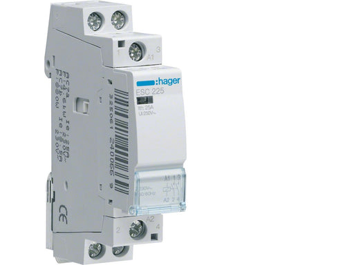 Hager Contactor 25a 1no+1nc 230v 1m