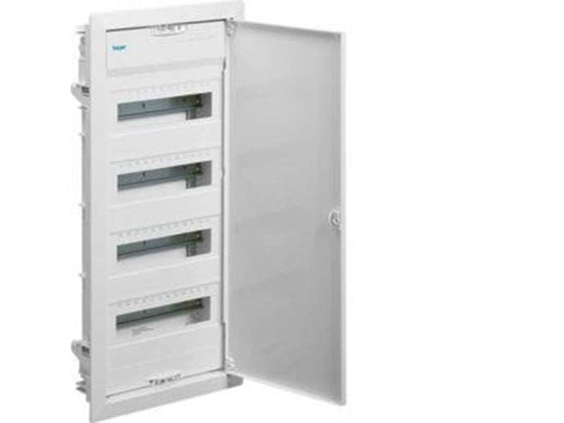 Hager Dis enclosure flush mounted 4 row 48m