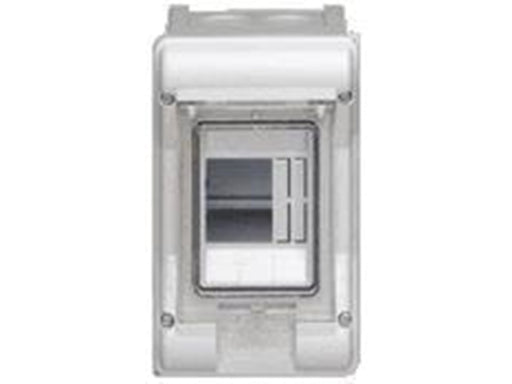 Hager Enclosure 3 module 1 row ip65