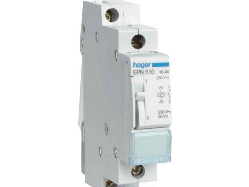 Hager Latching relay 8vac 2no